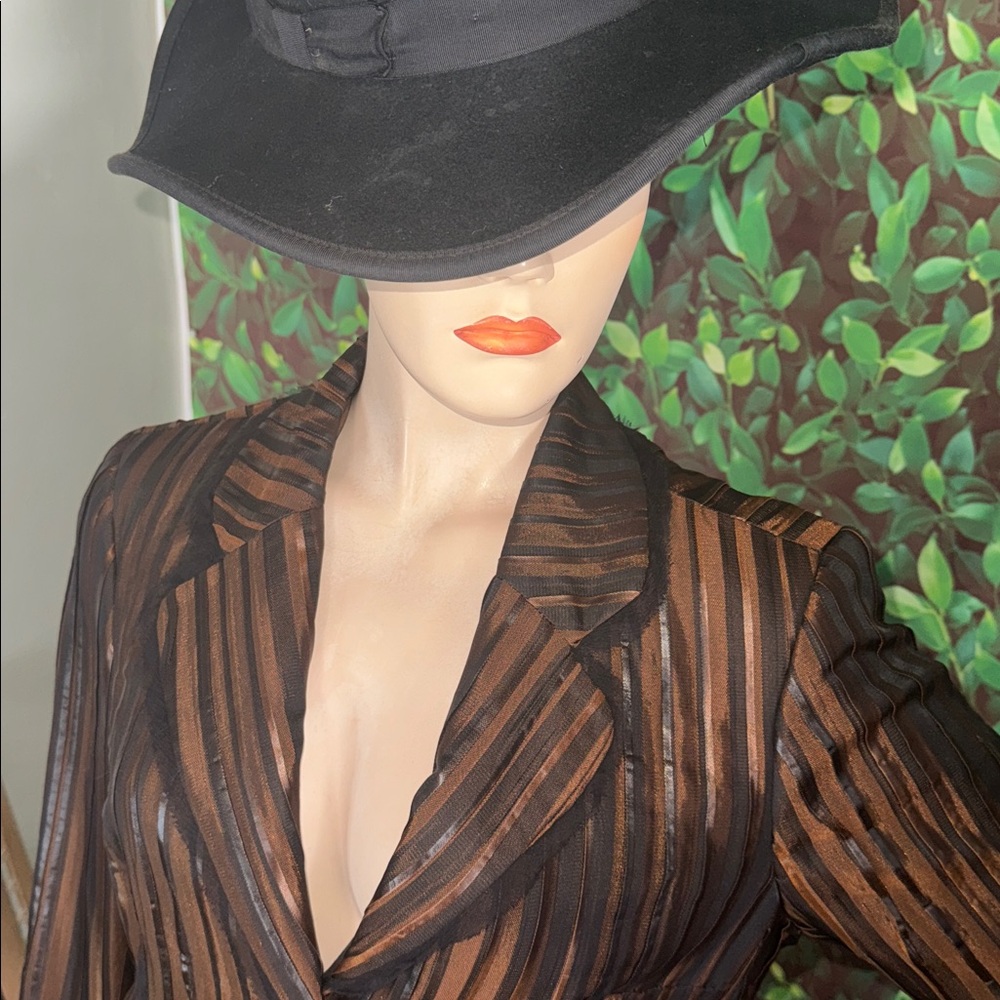 Earl Rutenberg Collection Striped Blazer Jacket - Picture 3 of 17